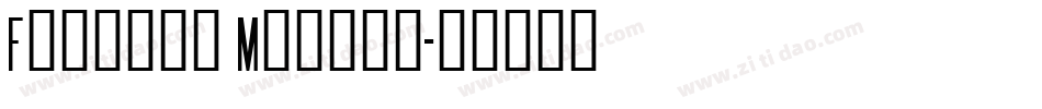 Fifties Movies字体转换